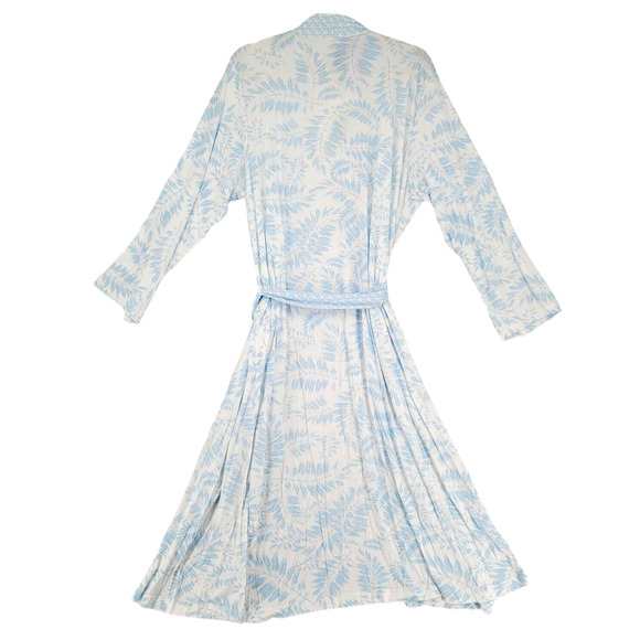 Hale Bob Bamboo Lounge Robe Kimono Wrap Boho Chic Duster Pajama XL - Picture 3 of 5